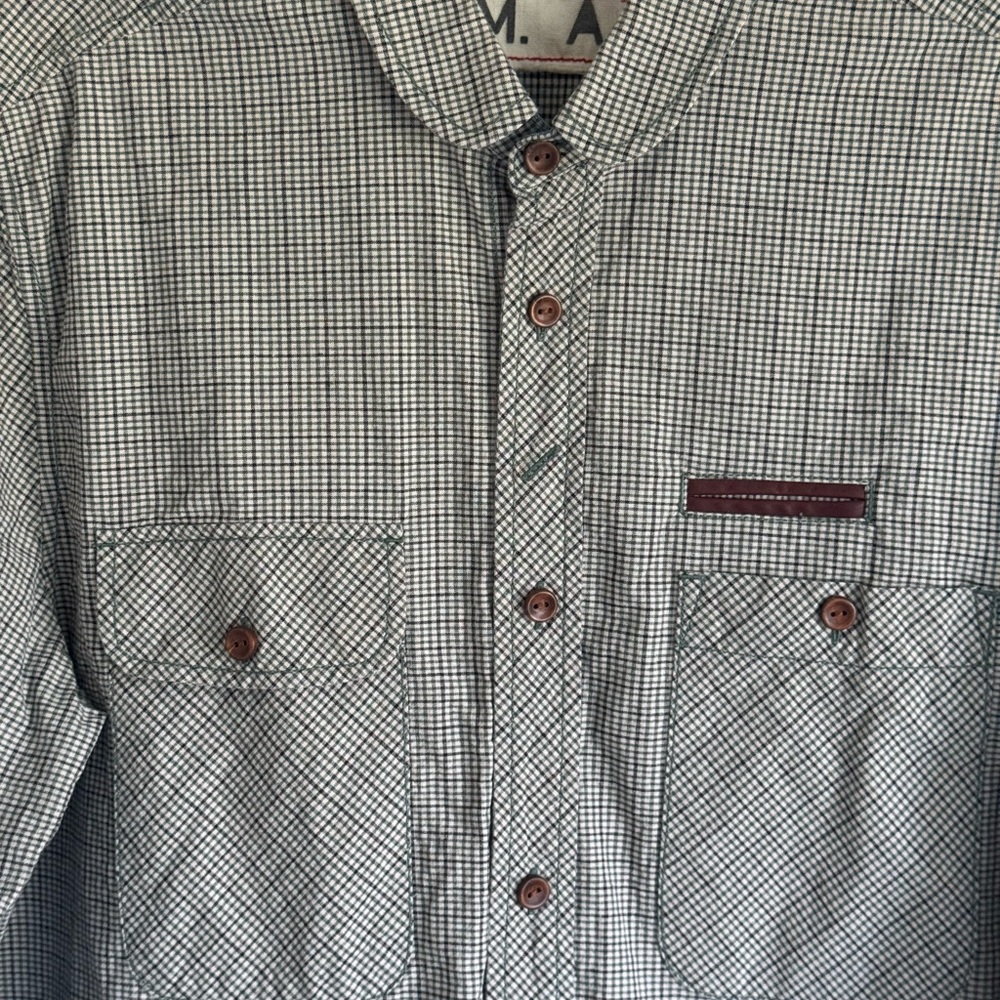 MARSHALL ARTIST MODERN TAILORING 2000-2013 COLLARED BUTTON UP SHIRT